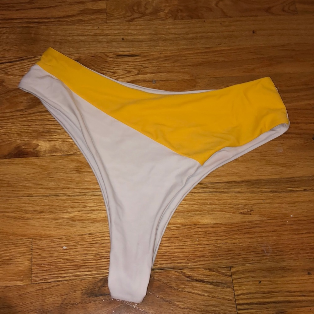 High waisted bathing suit bottoms